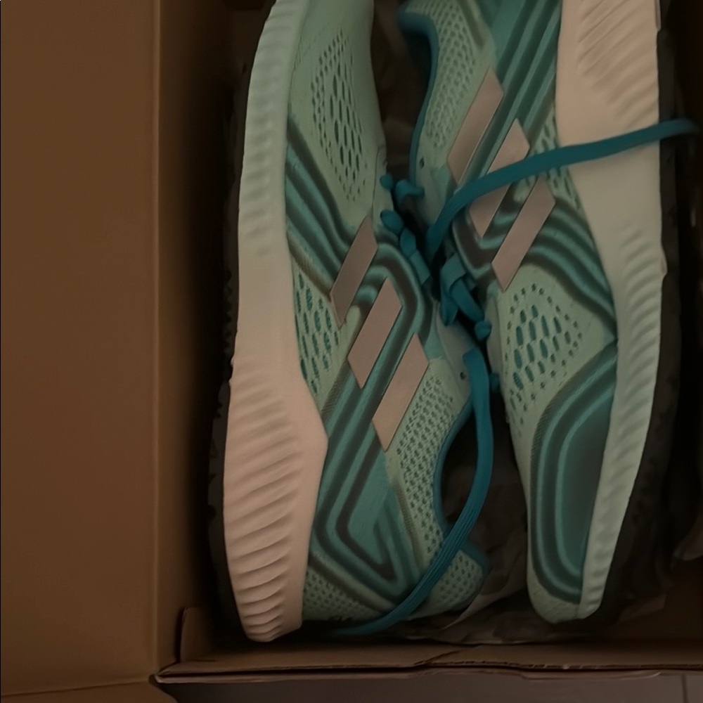 Adidas Blue Athletic Shoes for Performance